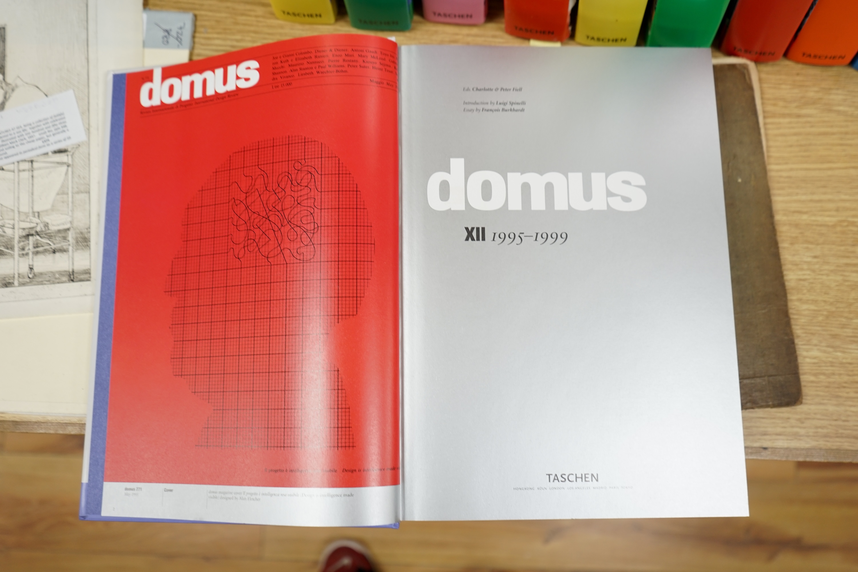 Fiell (Charlotte & Peter) Domus: L'Arte nella Casa [The Very Best from the Seminal Architecture and Design Journal], 12 vols, 1928-1999, [2006], Taschen. Condition - fair to good